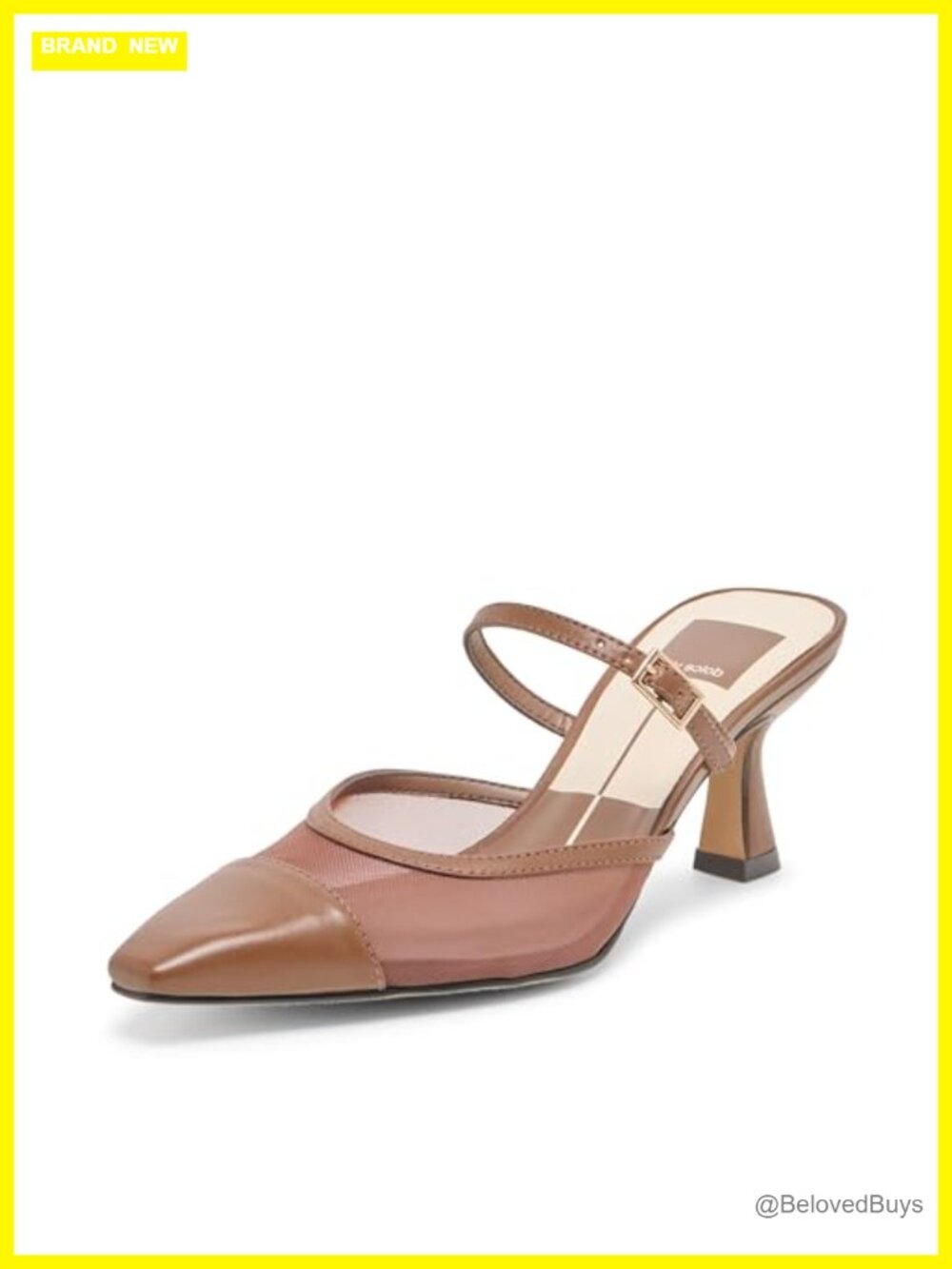 Kitten Heel Mesh Pump Pull On Fall Dress Shoe